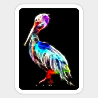 Pelican Fract Sticker